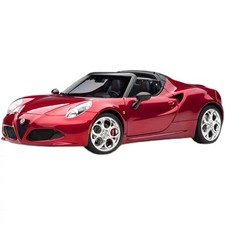 Autoart 1/18 Alfa Romeo 4C Spider Diecast Red 