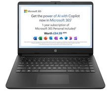 HP Stream 14" Laptop | Intel N4120 Processor | 4 GB RAM | 64 GB eMMC | Intel UHD