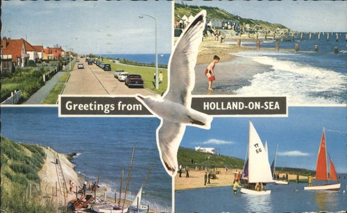 Vintage topographical postcard - topographical,