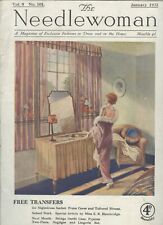 THE NEEDLEWOMAN MAGAZINE JAN 1931.  Condition VG+