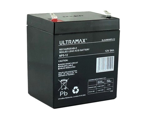 Ultramax 12v 5ah replaces - 12v, (replaces