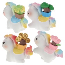 4 Pcs Resin Statue Ornaments