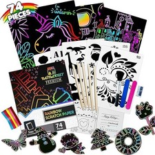 Raimarket 74-Piece Scratch Art