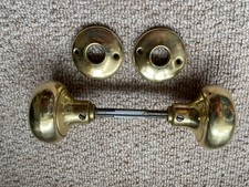 Vintage Brass  Door Knobs Reclaimed Architectural Salvage