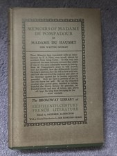 Memoirs Of Madame De Pompadour