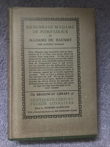 Memoirs madame pompadour - memoirs,