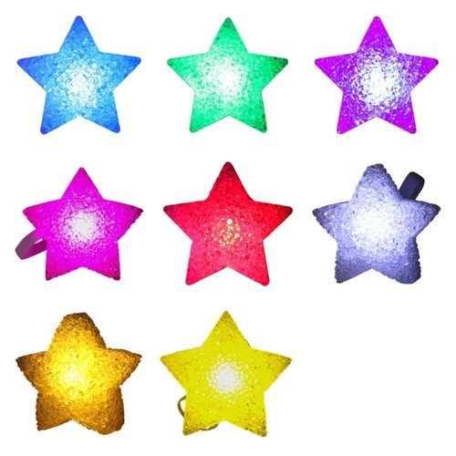 4pcs plastic twinkling star - twinkling,