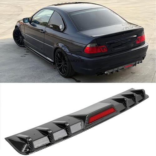 Carbon rear bumper diffuser - carbon,