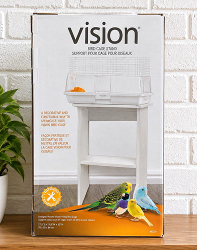 Vision bird cage stand - cage,