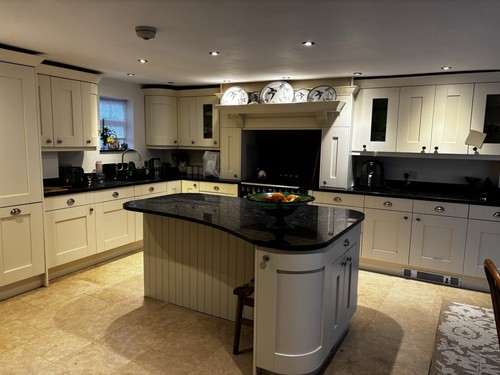 Cream shaker kitchen including - cream,