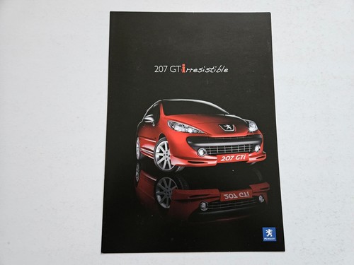 Peugeot 207 gti sales brochure - peugeot,