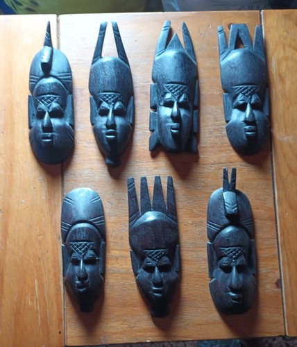 Small tribal hand carved - small,