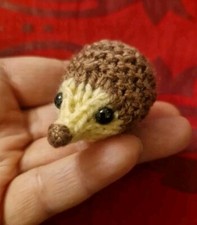 Hand Knitted Baby Hedgehog -