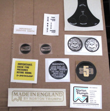 Triumph T160 V 1976-1978 TRIDENT Decal Sticker SET