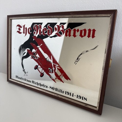 Vintage red baron - red, mirror
