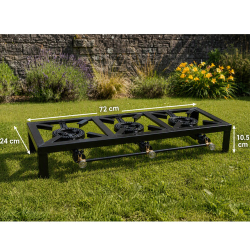 Triple burner lpg propane gas - triple,