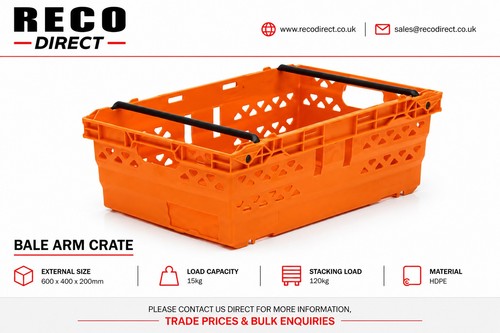 Orange used bale arm tray - x,