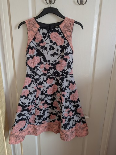 Oasis dress pink grey - dress, 10