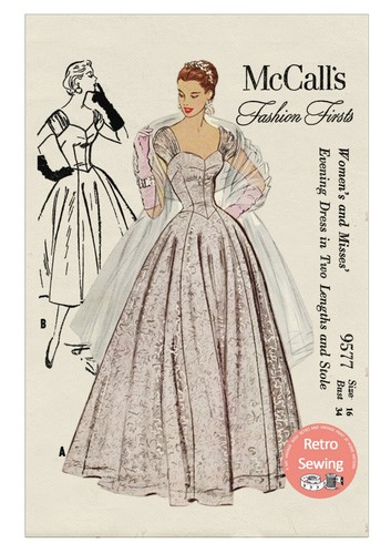 1950 ball gown - 1950's,