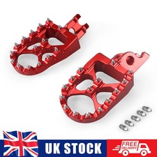 Wide Fat Foot Pegs Footrest Pedal For Honda CRF250X 450X 450R CRF250L M RALLY
