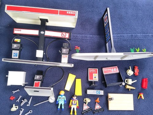 Vintage playmobil esso petrol - vintage,