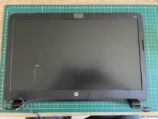 HP Laptop Computer G3 255 Screen Assembly Hinges Bezel Top Lid Wires G75