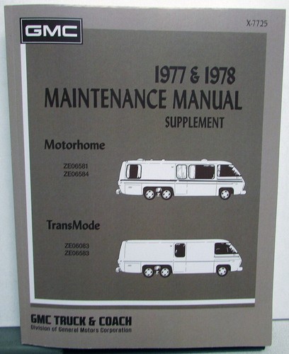 1977 1978 gmc motorhome - 1977-1978,