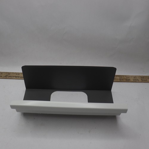 Gutter end white - end,