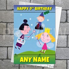 Ben and Holly birthday card