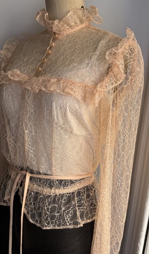 Vintage women pink sheer - vintage,