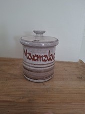 Wellhouse Studio Pottery Paignton Devon Lidded Marmalade Pot