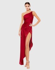 Mac Duggal Red One Shoulder