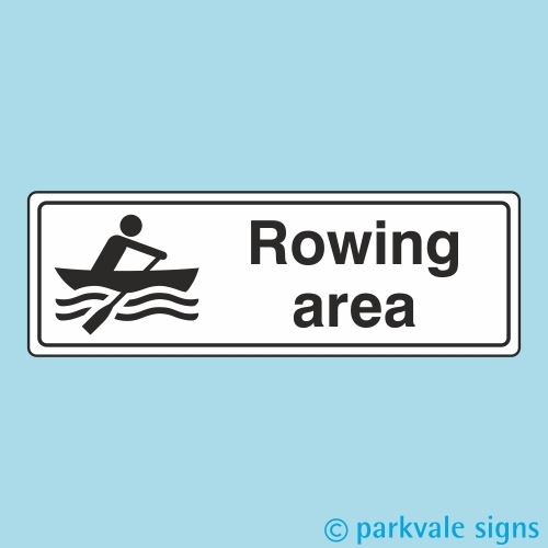 Rowing area signs - rowing,