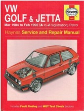 VW GOLF MK2 1.05 1.3 1.6 1.8