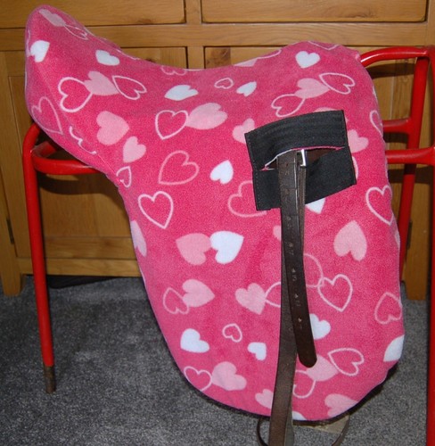Fleece ride saddle - ride, cover