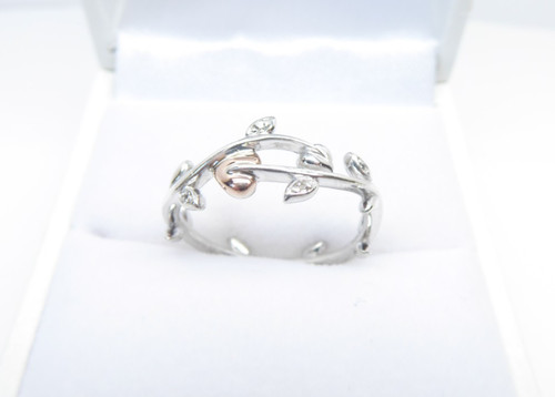 Clogau gold silver 9ct rose - silver,