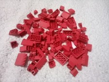 Lego Brick Wedge Angle. Red. Various sizes. Approx 120 +