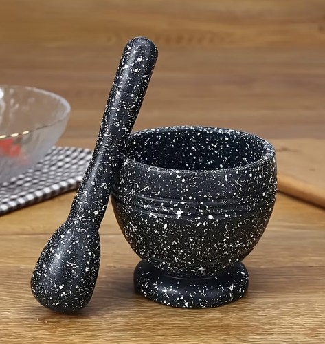 Large resin pestle and - pestle, mortar