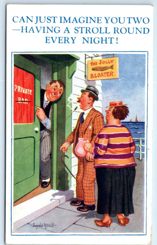 Postcard donald mcgill - mcgill, -couple