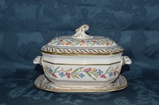 Spode Cabinet Collection - Sheraton Lidded Sauce Boat and Underplate (#80)