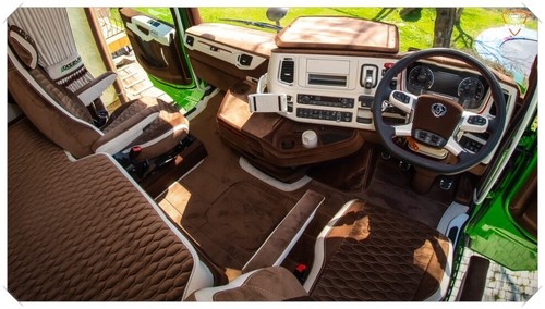 Eco leather floor - floor, mats