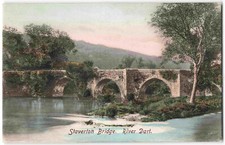Staverton Bridge River Dart Nr Totnes Devon - Pre WWI Friths Postcard V03