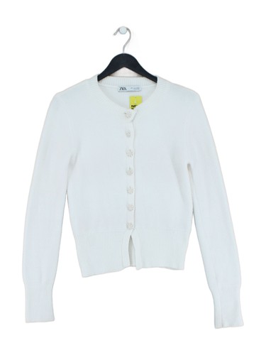 Zara women cardigan - s, white