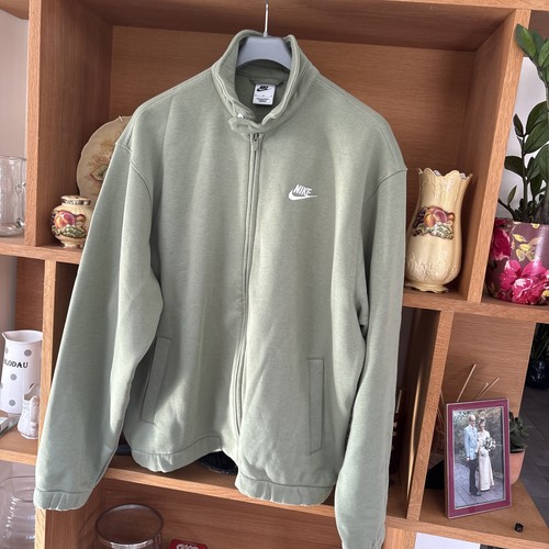 Nike men green full zip - full,