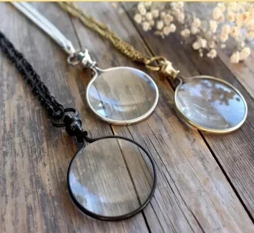 Piece vintage brass monocle - 3-piece,