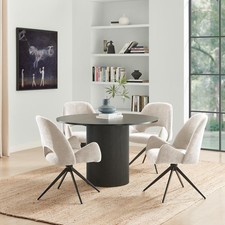 Penrose Black Round Dining