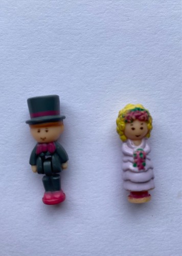 Vintage polly pocket - pocket, figures
