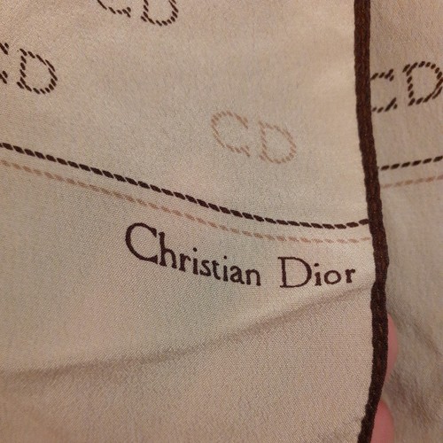 Christian dior silk scarf - christian,