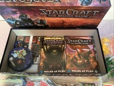 StarCraft The Board Game + Brood War Expansion - 100% Complete Like New
