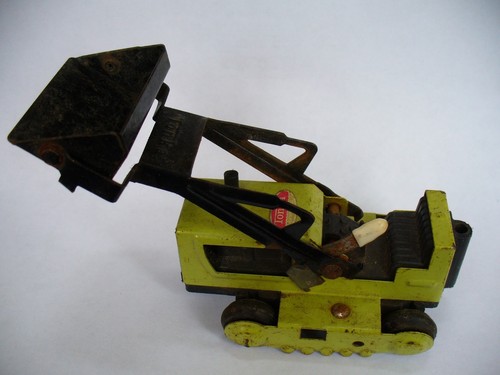 Vintage tonka toy green digger - toy,